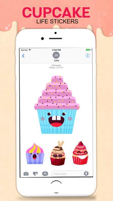 Yummy Cupcake Stickers screenshot 2