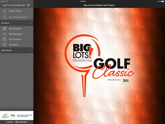 iPad Image of HNS Sports Group Events