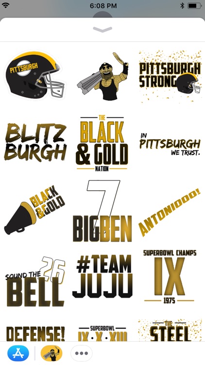 Steel Curtain Sticker Packer