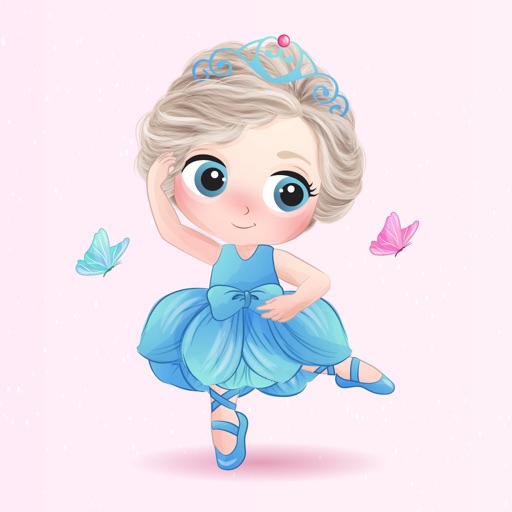 Animated Ballet Girl Stickers