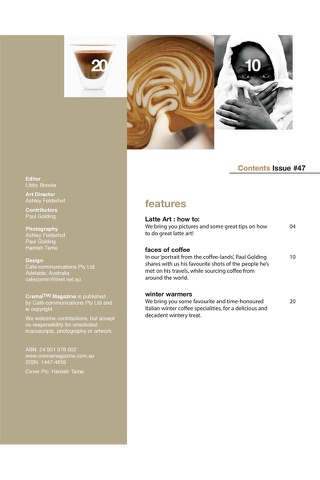 Crema Magazine. screenshot 2