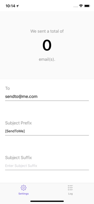 Send to me - email