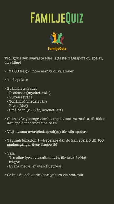 How to cancel & delete FamiljeQuiz-Frågesport from iphone & ipad 1