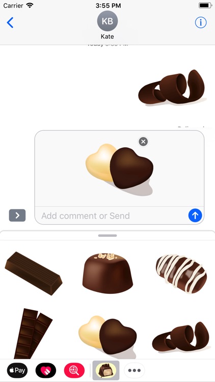 Milk Chocolate Bar Stickers