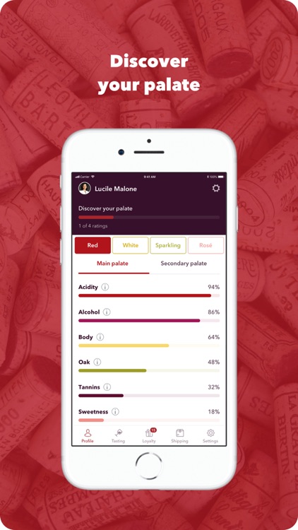 Palate Club - Wine Tasting App