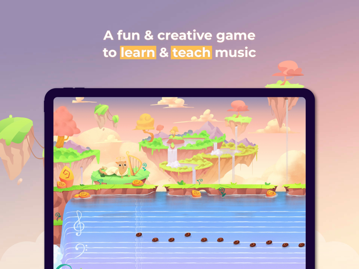 TunyStones Piano - read music