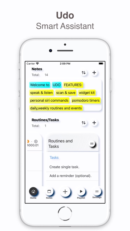 UDO: Smart Assistant + Widget