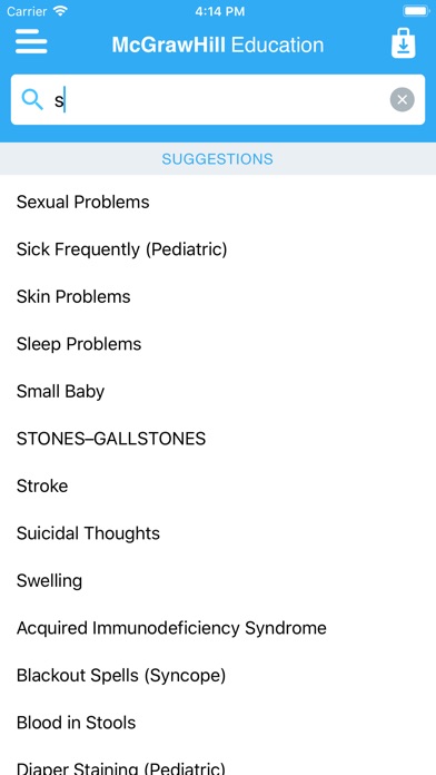 Common Symptom Guide screenshot1