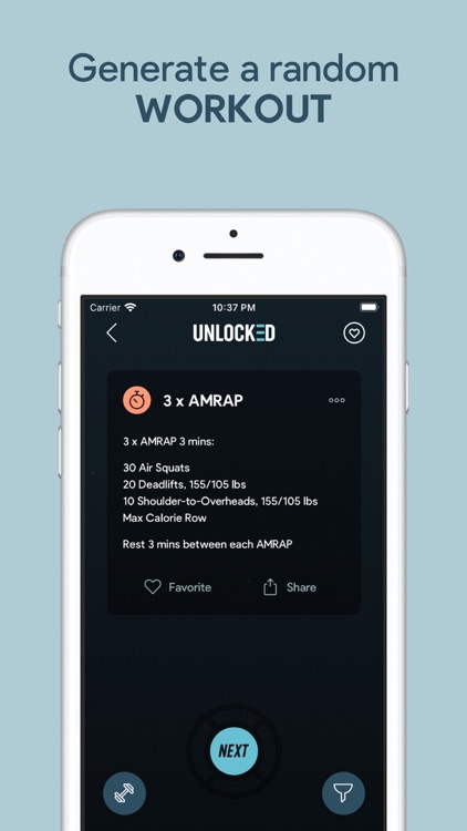 UNLOCKED - Workout Generator