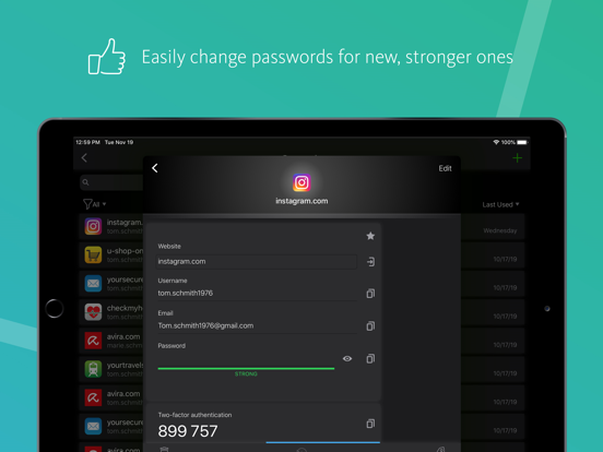 Avira Password Manager screenshot 4