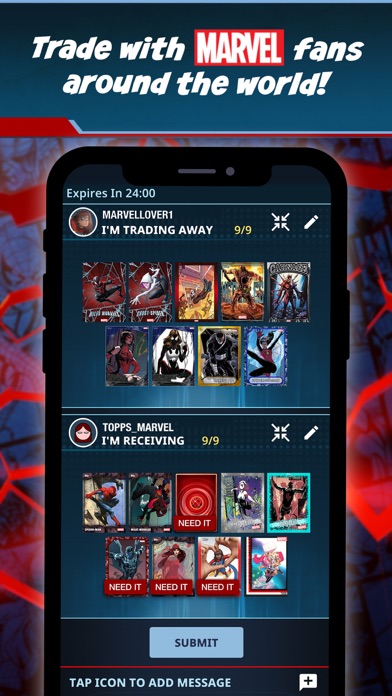 How to cancel & delete MARVEL Collect! by Topps from iphone & ipad 2