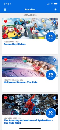 Universal Studios Japan app screenshot