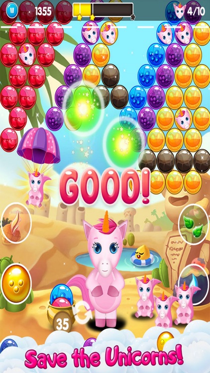 Best Unicorn Rescue Bubble Pop screenshot-4