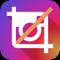 Post full size Photos and Videos to INSTAGRAM and other social sites without cropping