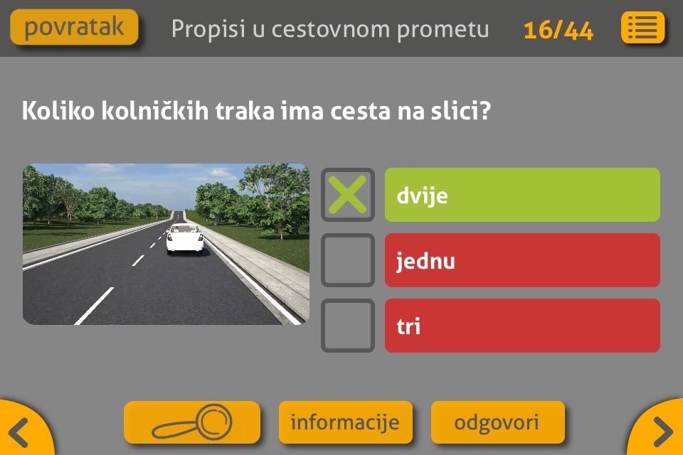Autoškola Hrvatska screenshot 2