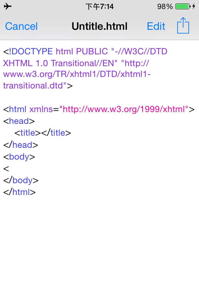 HTML & HTML5 Editor screenshot 4