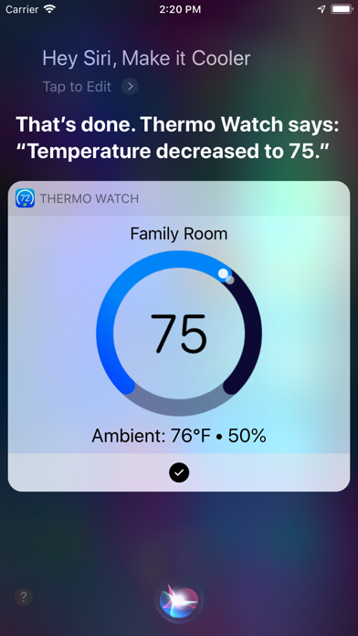 Thermo Watch for Nest & Ecobee iphone images