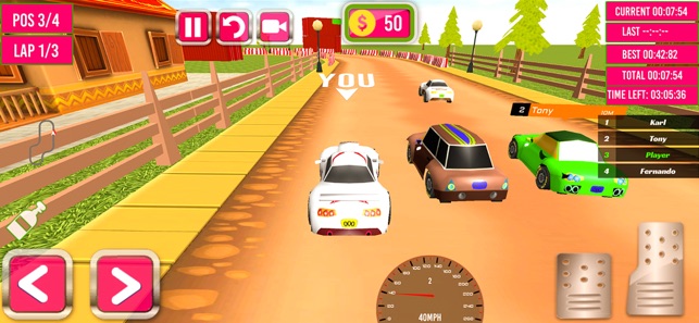 Kids Rally Cars 3D(圖5)-速報App