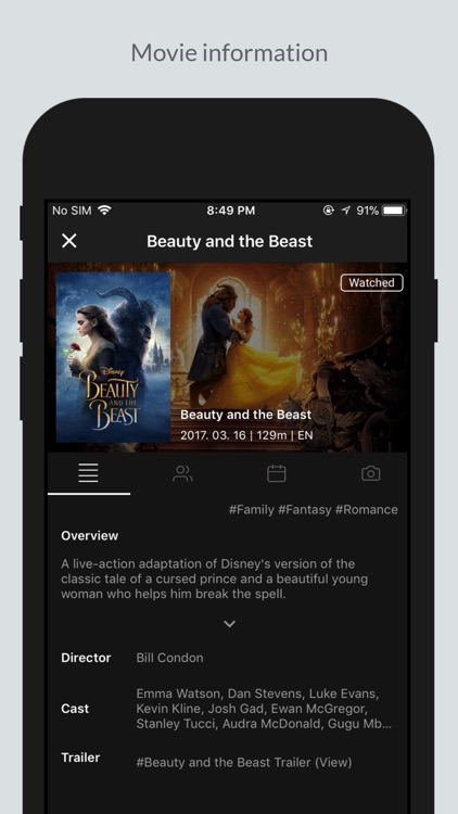 Lifelog Movies - Movie Diary
