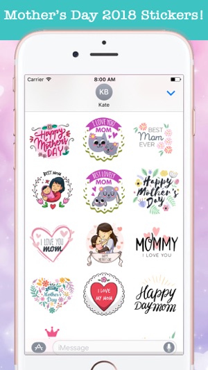 Cute Mother's Day Stickers(圖1)-速報App