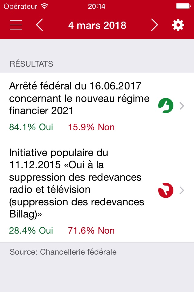 SwissVote screenshot 2