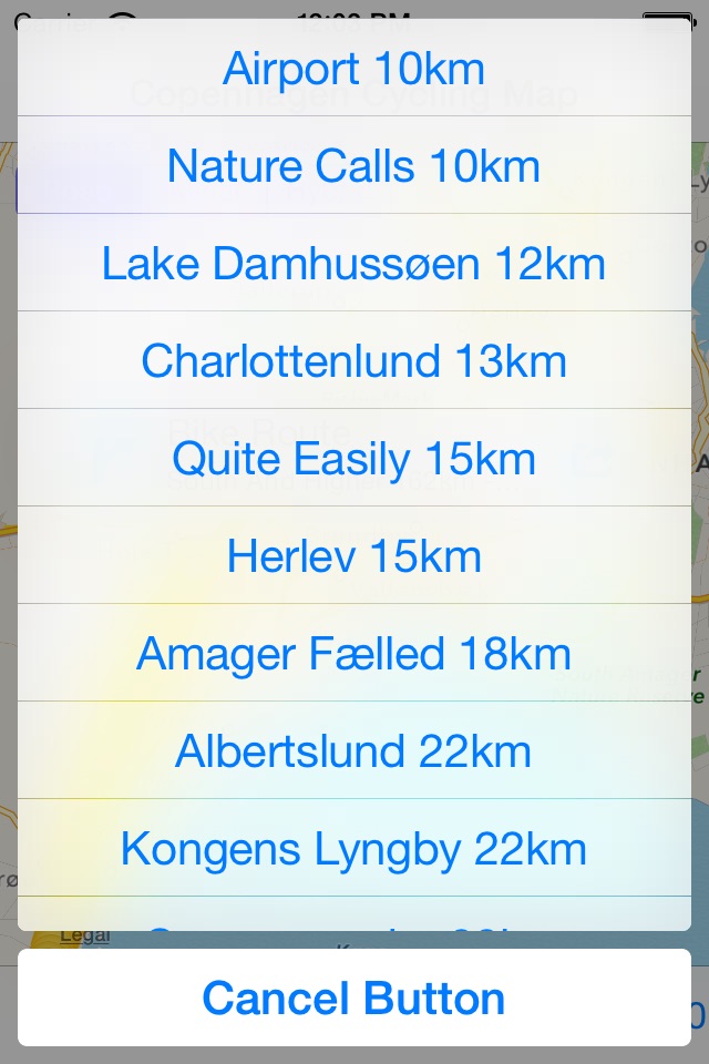 Copenhagen Cycling Map screenshot 4