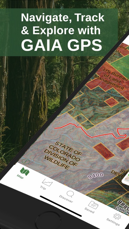 Gaia GPS Hiking, Offroad Maps screenshot-0
