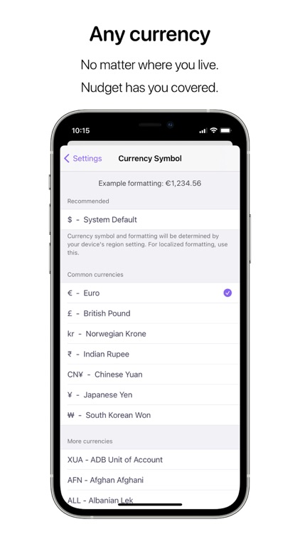 Nudget: Spending Tracker screenshot-4