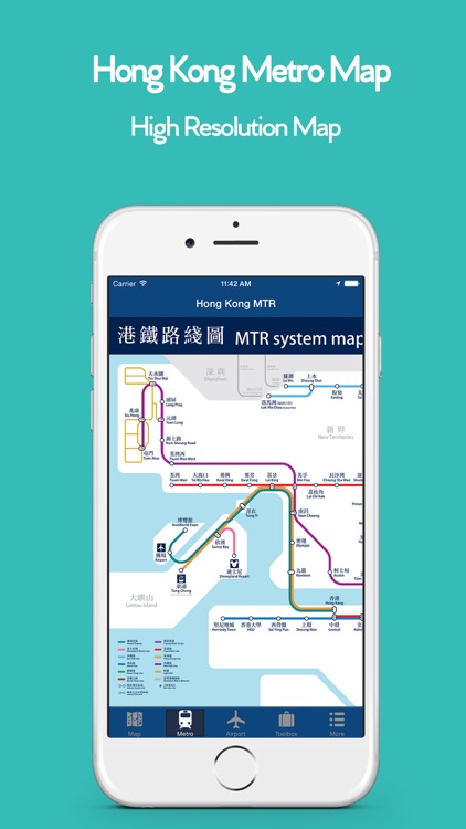 Hong Kong Offline Map, Metro