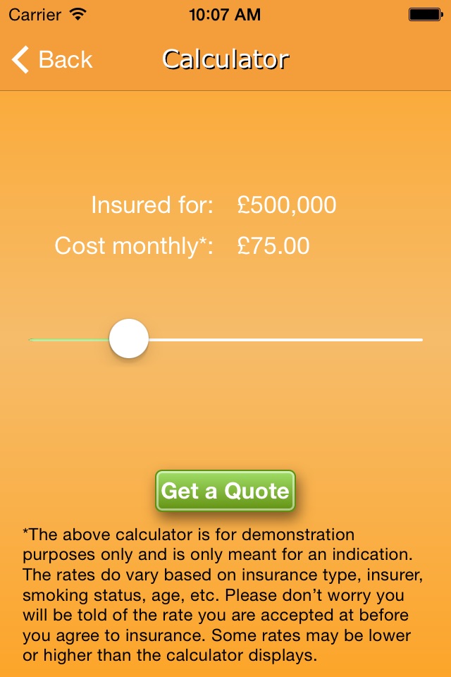 Life insurance UK screenshot 4