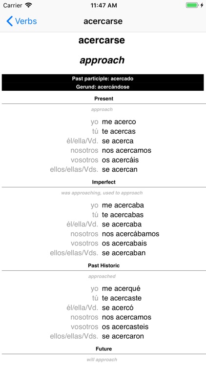 Spanish Verb Blitz screenshot-9