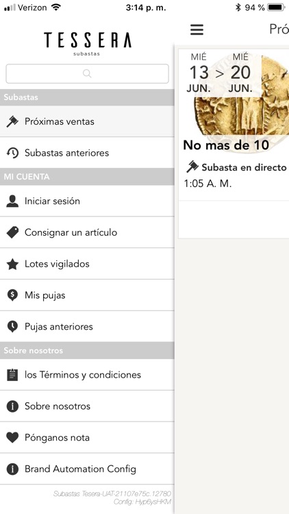 Tessera Subastas Auctions screenshot-4