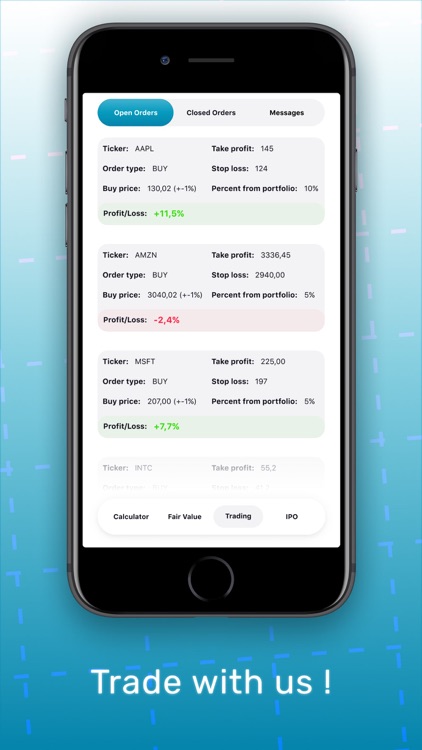 Fair Value of trading stocks