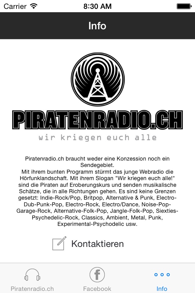 Piratenradio.ch screenshot 3