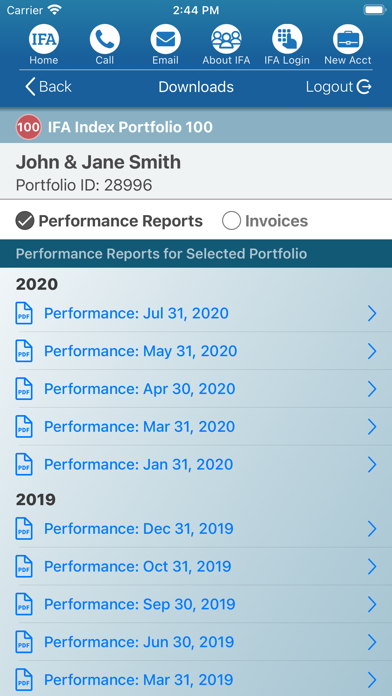 How to cancel & delete IFA: Index Fund Advisors from iphone & ipad 3