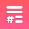 Icon Caption Hashtags for Instagram