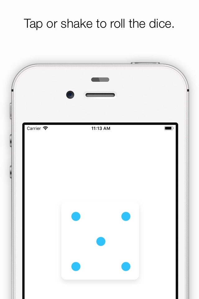 Dice – a minimal digital dice screenshot 2