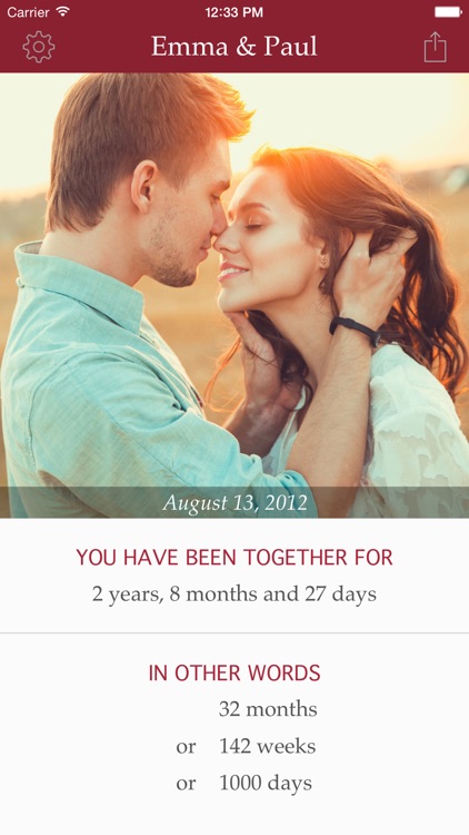 My Love - Relationship Counter