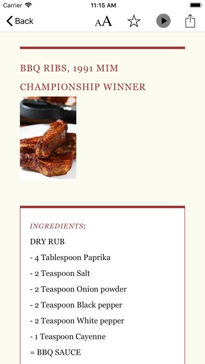 Barbeque Recipes