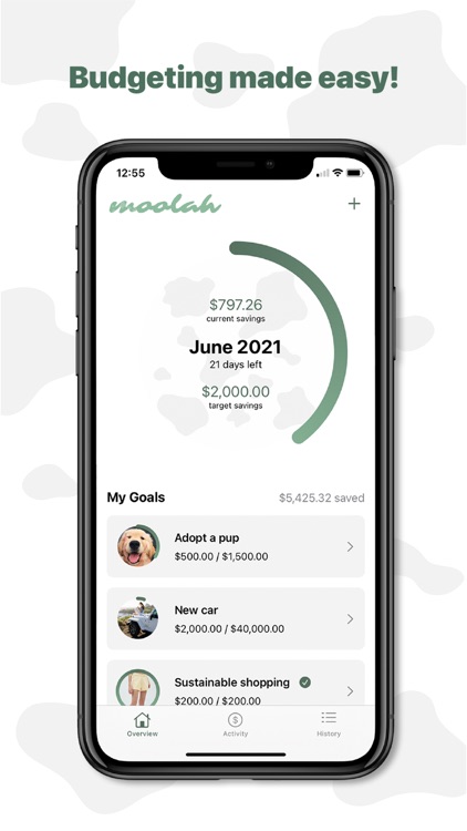 Moolah: Budgeting Made Easy