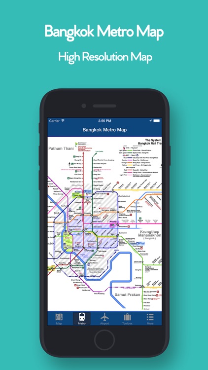 Bangkok Offline Map, Metro