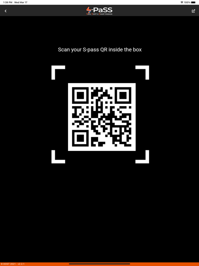 S-PaSS Scanner for Authorities