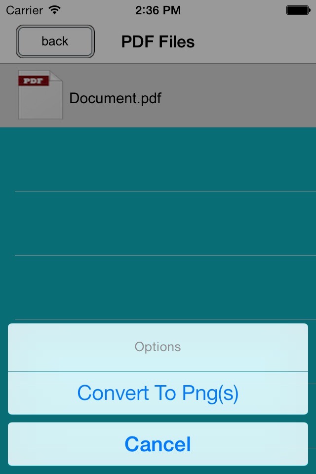 PDF 2 Image Converter App screenshot 3