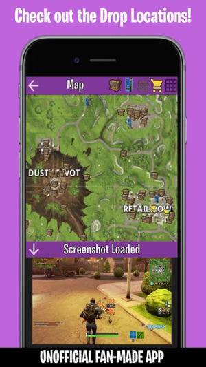 iphone screenshots - fortnite drop generator new map