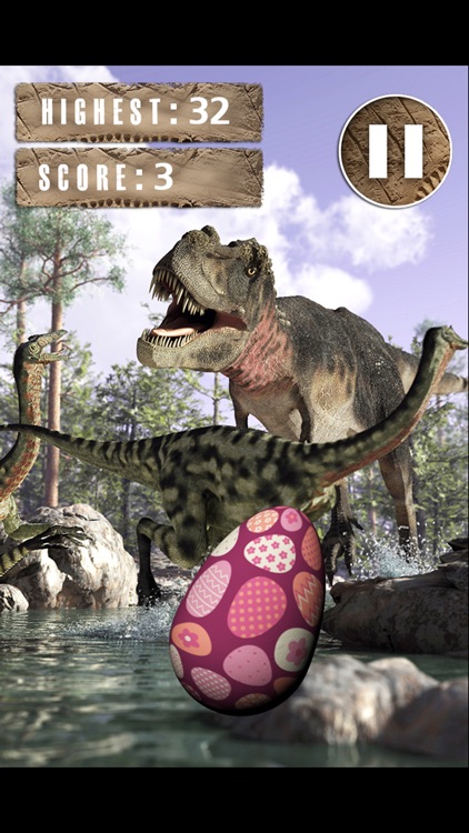 3D Dino Jurassic T-Rex Egg Sim