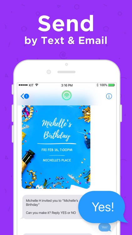 Hobnob Invitations & Text RSVP