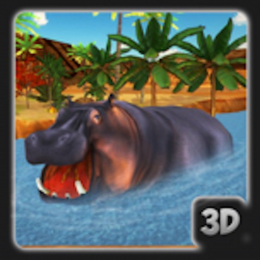 Angry Hippo Simulator Icon