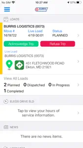 Burris Bridge – Driver Hub screenshot #1 for iPhone