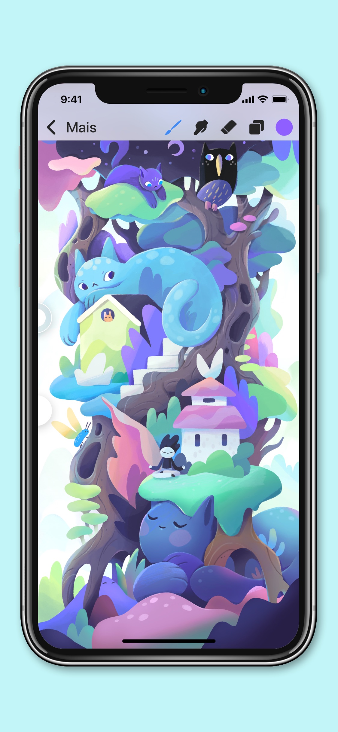 Screenshot do app Procreate Pocket