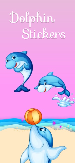 Ocean Dolphin Stickers